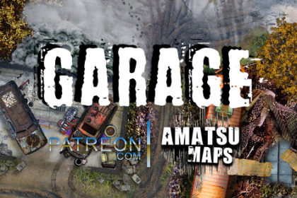 garage battlemap jdr tapis amatsu maps