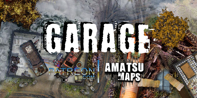 garage battlemap jdr tapis amatsu maps